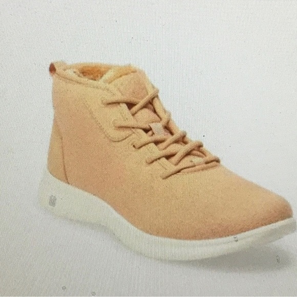 FLX Shoes - FLX Envision Dynamic Wool Blend High-Top Pink Shoes Sneakers Size 7 NWT